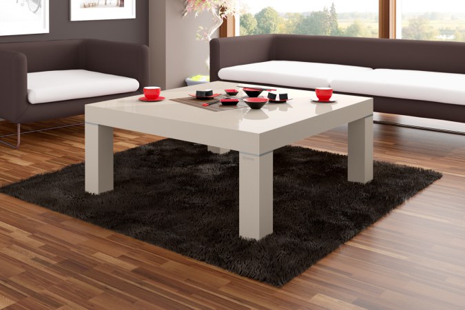MONACO KW 80 coffee table (high gloss/wood-like decor)